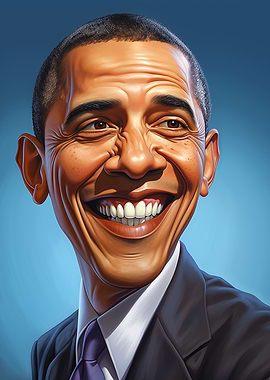 Barack Obama Caricature