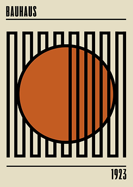 Bauhaus Geometric Art Print