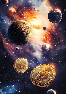 Cosmic Bitcoin in Space