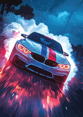 BMW M4 Speed Art