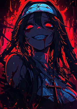 Dark Anime Nun