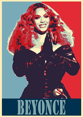 Beyonce Pop Art Poster