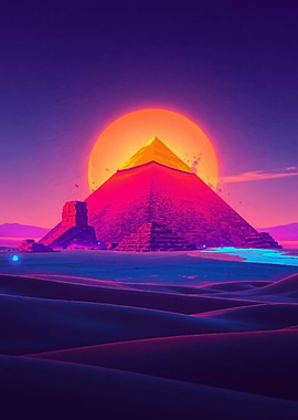 Pyramid Sunset