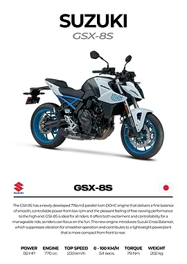 Suzuki GSX-8S Motorcycle