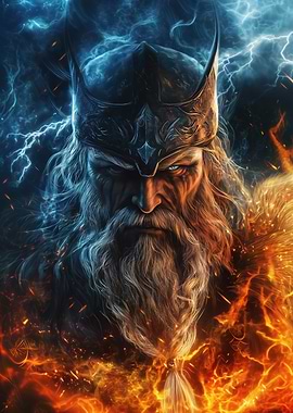 Norse God Odin Allfather