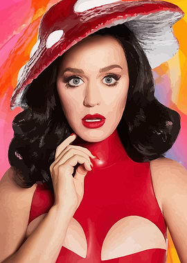 Katy Perry Mushroom Hat