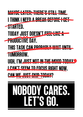 Motivational Quote Poster