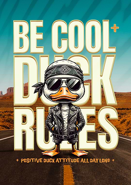 Be Cool Duck Rules, Positive Attitude All Day