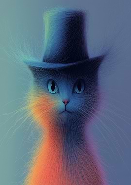 Cat in Top Hat