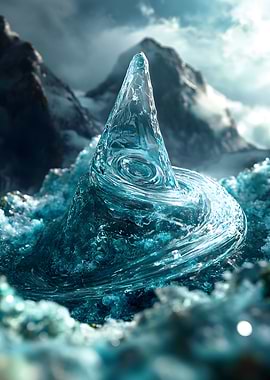 A glass mountain holds Fan Art