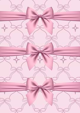Coquette Bow Poster