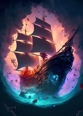 Mystical Pirate Ship