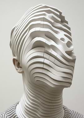 Abstract Sculpture Head