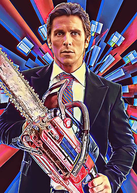 American Psycho Chainsaw Art