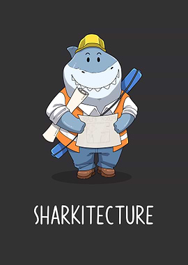 Shark Architect Illustration