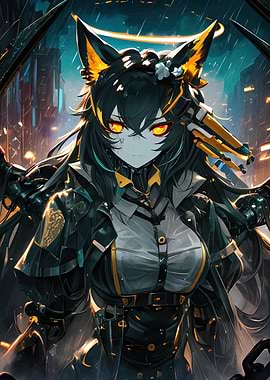 Cyberpunk Anime Girl