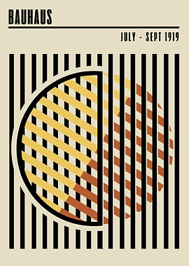 Bauhaus Geometric Art Print