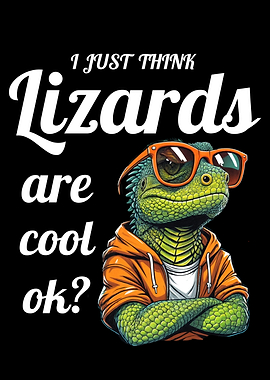 Cool Lizard Graphic