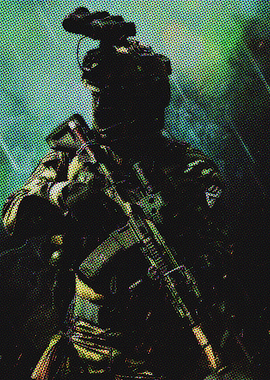 Soldier in Combat Gear