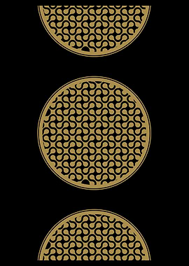 Gold Geometric Pattern