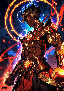 Powerful Anime Warrior