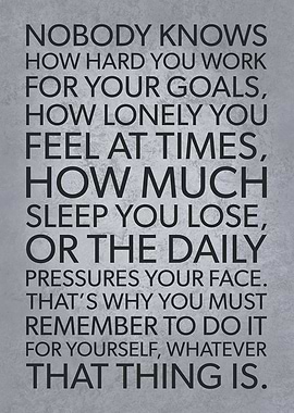 Do It For Yourself - Success Motivation