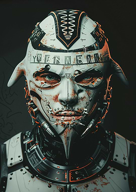 Cyberpunk Cyborg Portrait