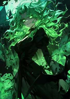 Green-Haired Anime Girl