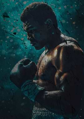 Muhammad Ali Boxing Art