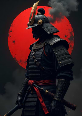 Samurai Warrior Silhouette
