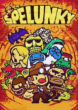 Spelunky Game Art
