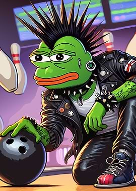 Pepe Bowling Punk