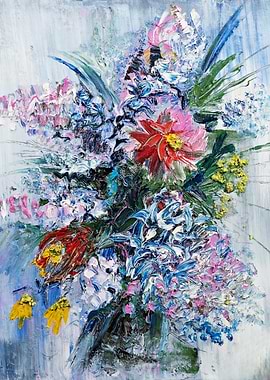 Floral Oil Painting