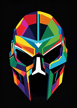 Colorful Rapper Helmet