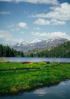 Mountain Lake Serenity