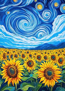 Sunflower Vangogh
