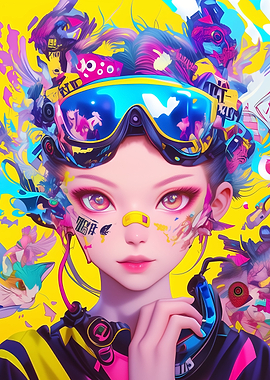 Cyberpunk Anime Girl