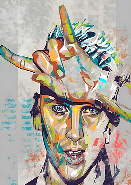 Eminem Colorful Portrait