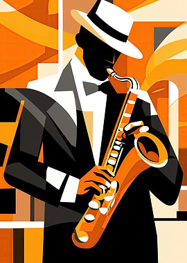 Jazz Saxophone Player