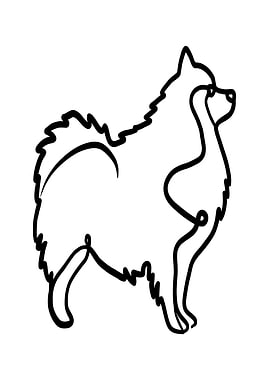 Dog Line Art