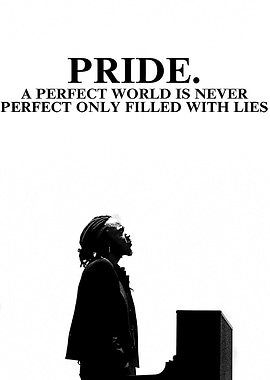 Pride Quote with Silhouette