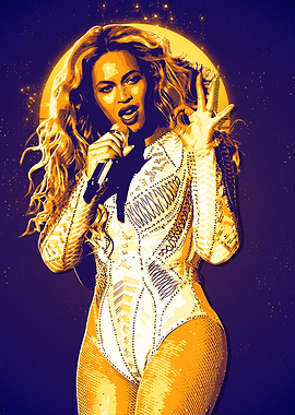 Beyoncé Pop Art Portrait 2