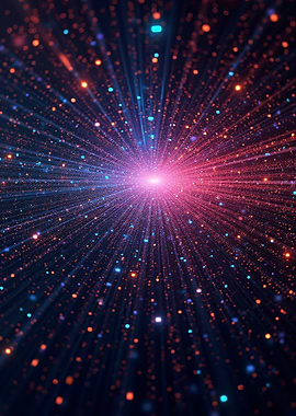 Abstract Light Burst