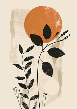 Abstract Floral Art Print