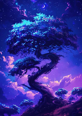 Night Sky Tree