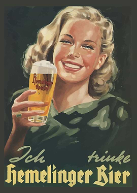 Hemelinger Beer Vintage Ad