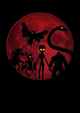 Mythical Creatures Silhouette