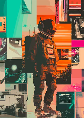 Astronaut Collage