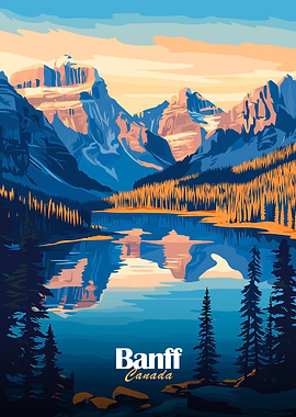 Banff National Park Landscape