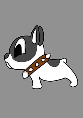 Cute Cartoon Bulldog